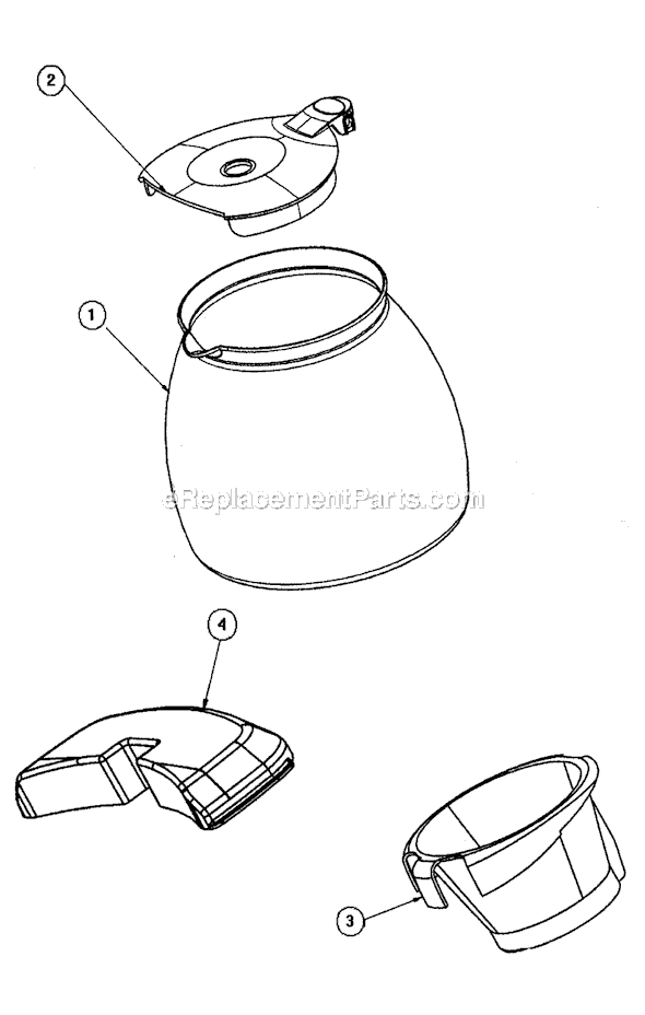 Page A Diagram and Parts List for UNX20  Mr Coffee Coffee Maker